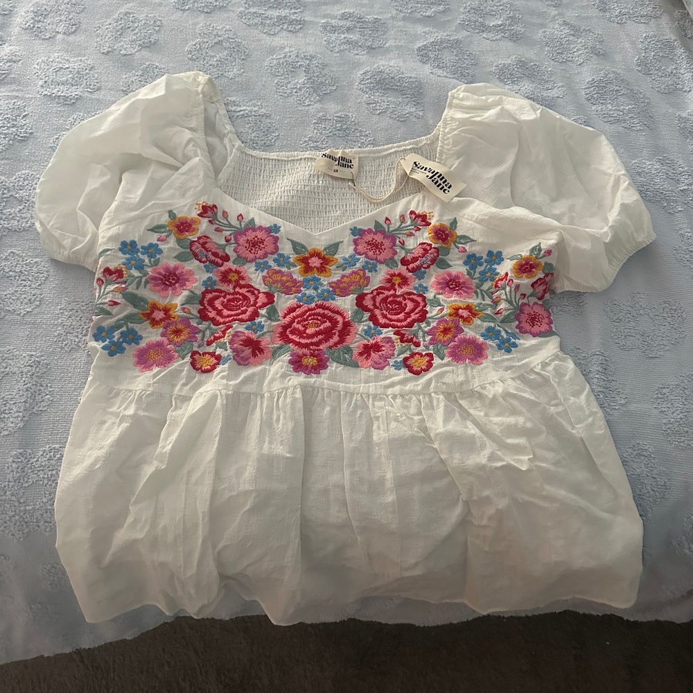 Savannah Jane peasant top